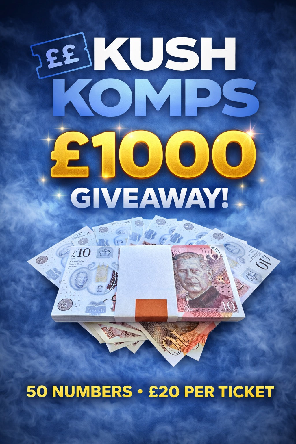 £1000 Cash Giveaway